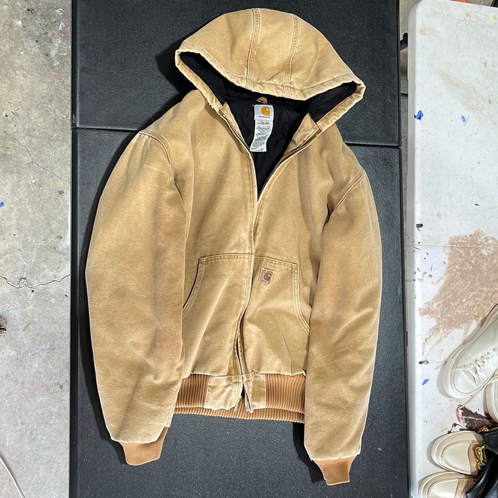Carhartt large tall brown coat